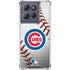 MLB Chicago Cubs Game Ball Moto G Power 5G (2025) Clear Case